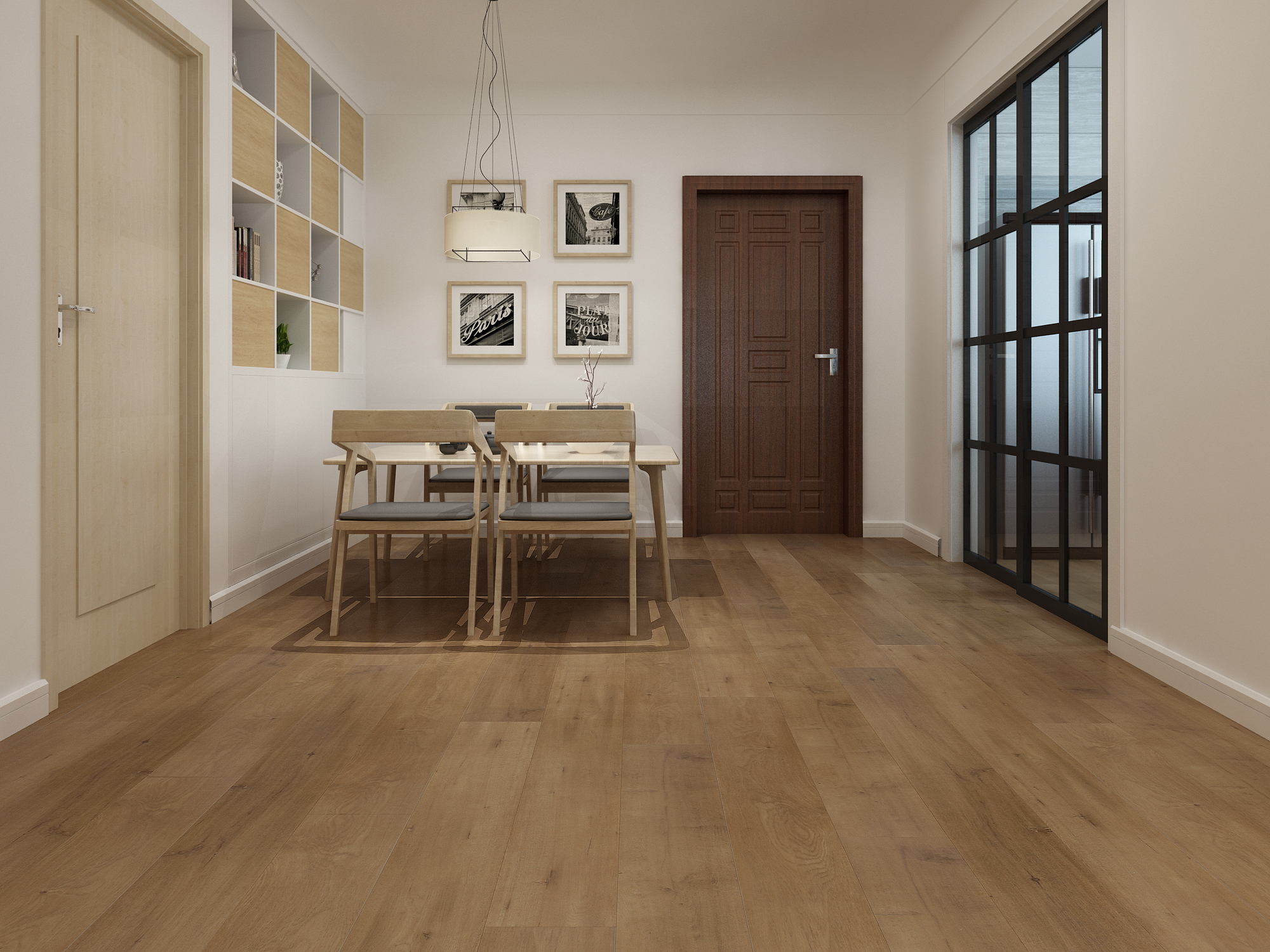 Lambent blonde oak water-resistant laminate