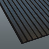 Black Oak Slats Acoustic Flexible Wall Panels