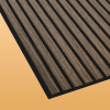 Dark Walnut Slats Acoustic Flexible Wall Panels