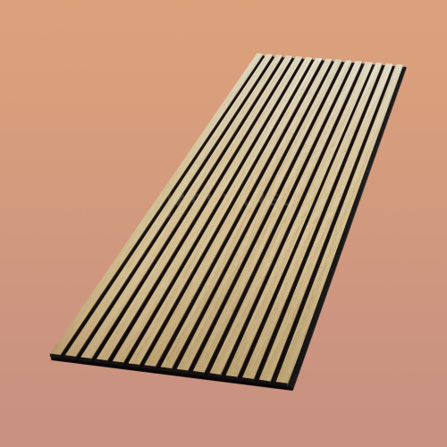 Flexible Acoustic Wall Panels with Wooden Veneer Slats