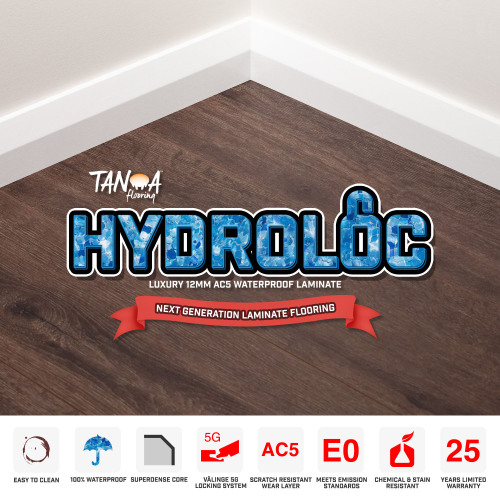 HYDROLOC Luxury Waterproof Laminate - 12mm AC5